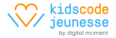 Kids Code Jeunesse by Digital Moment logo banner